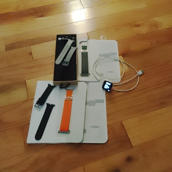 Apple watch series 8 with 4 bands